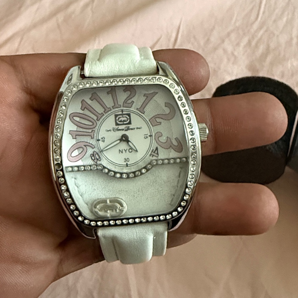 Marc Ecko White and Silver Women's Watch